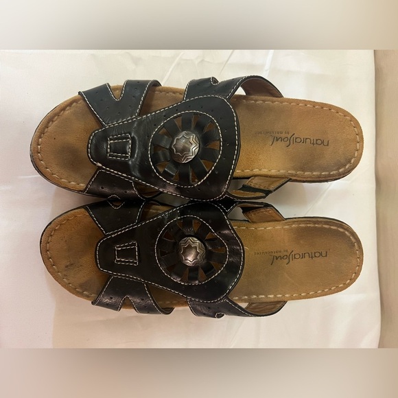 🔴 NaturalSoul by naturalizer women’s bohemian hippie slip on sandal size 8.5 - Picture 2 of 8